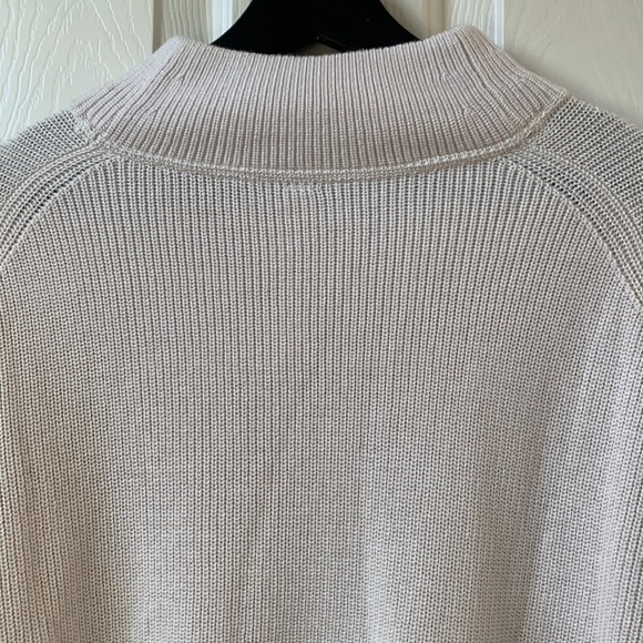 NWT lululemon merino wool blend turtleneck ribbed sweater white opal size 12 - Picture 6 of 10